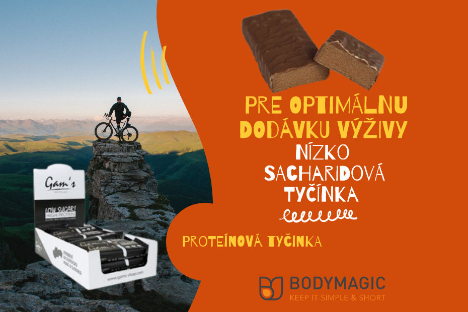 NÍZKO SACHARIDOVÁ TYČÍNKA PRE OPTIMÁLNU DODÁVKU VÝŽIVY